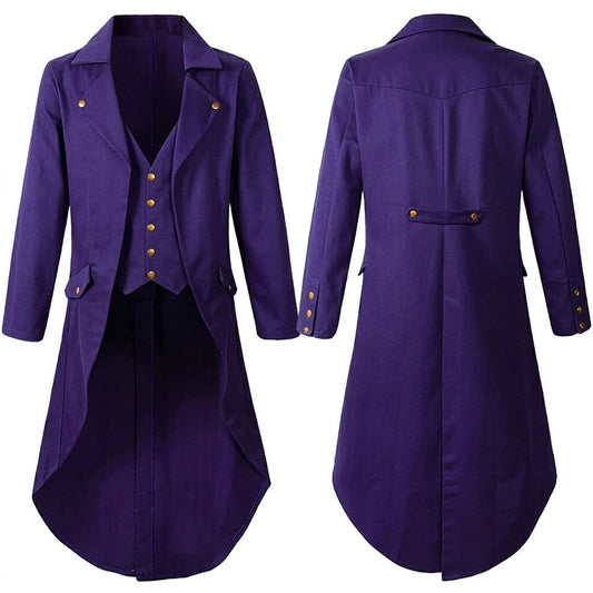 Men’s Medieval Frock Coat Halloween Costume