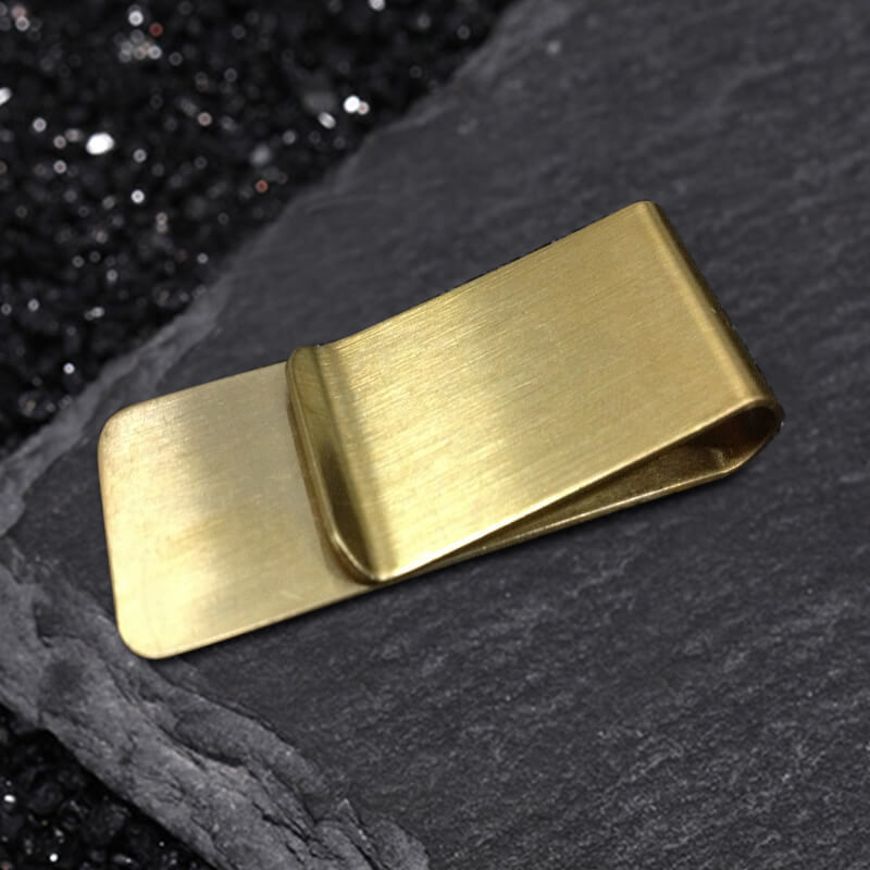 Solid Color Simple Alloy Money Clip