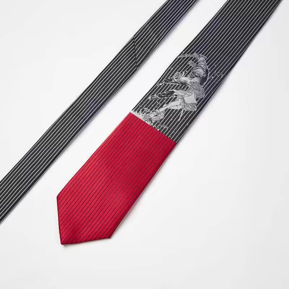 Y2K Plant Animal Print Casual Hand-Tied Tie
