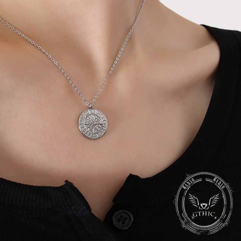 12 Constellation Pointer Pendant in Stainless Steel