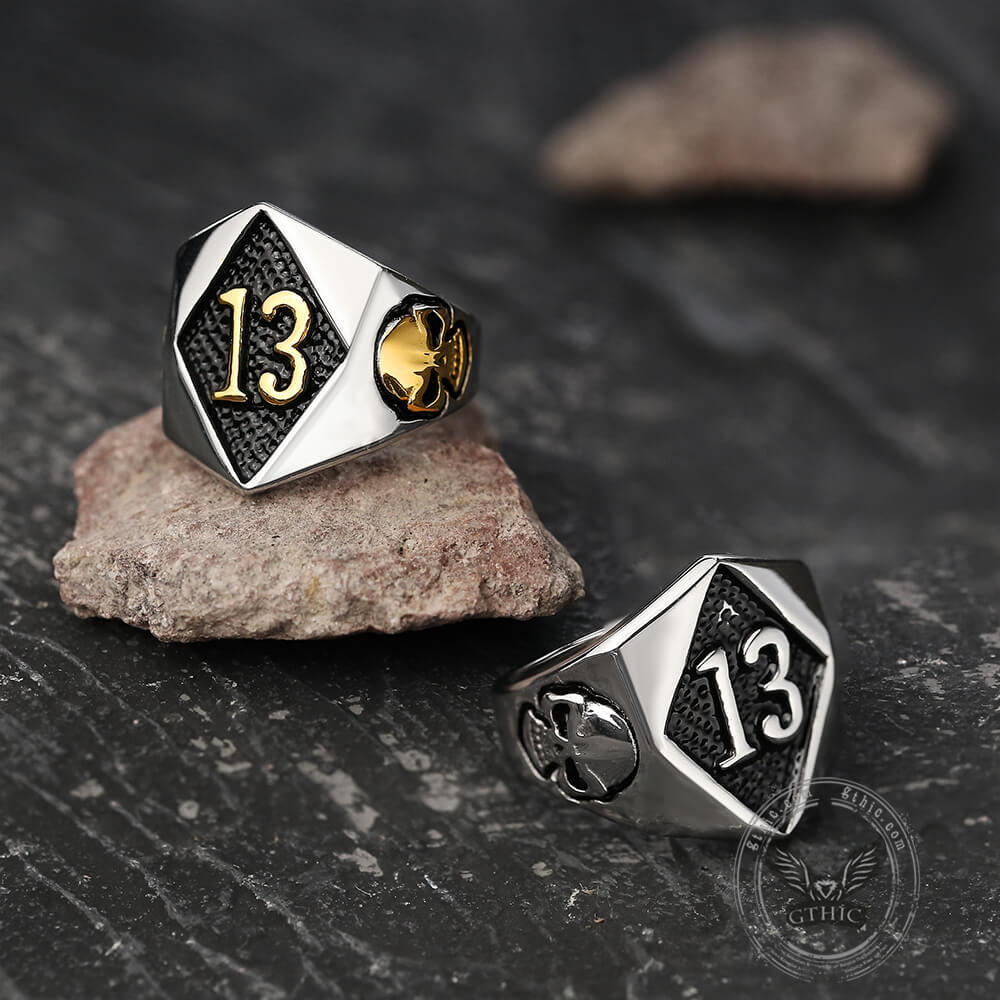 13 Stainless Steel Skull Ring