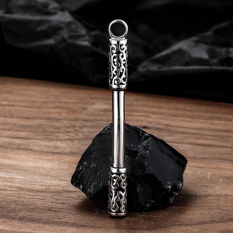 Vintage Wukong Jin Gu Bang Pendant in Stainless Steel