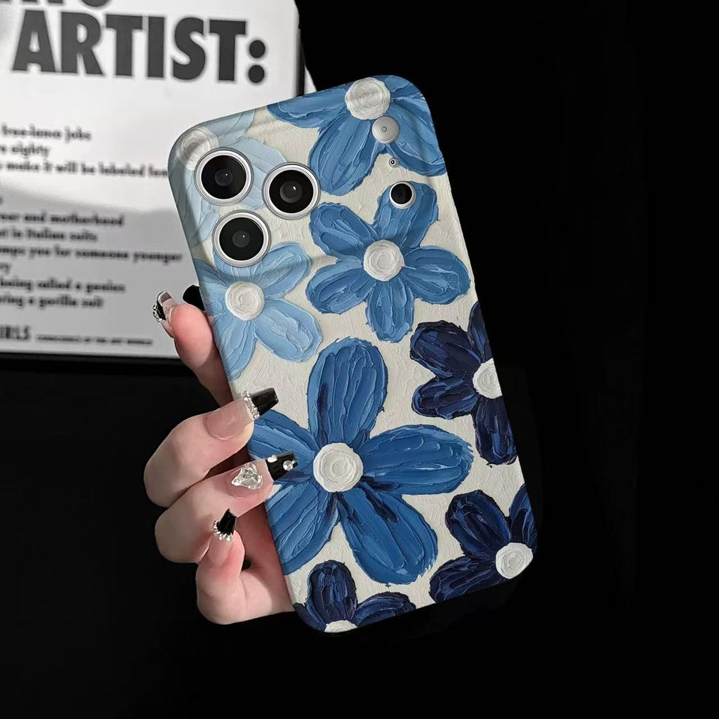 Vintage Blue Wildflower iPhone Case - Prairie Garden