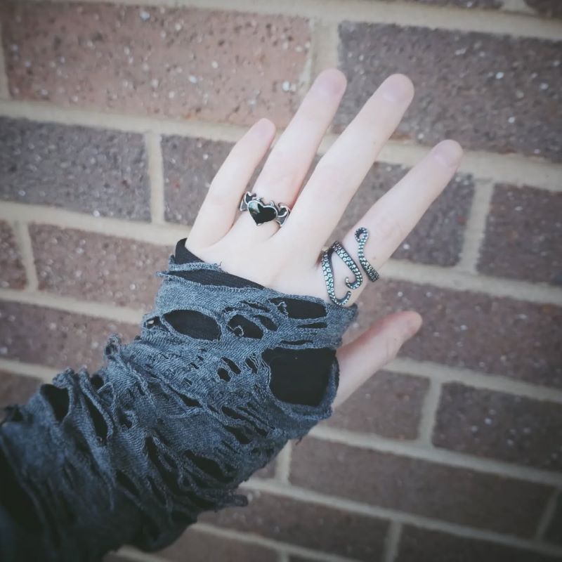 Octopus Arms Ring in Stainless Steel