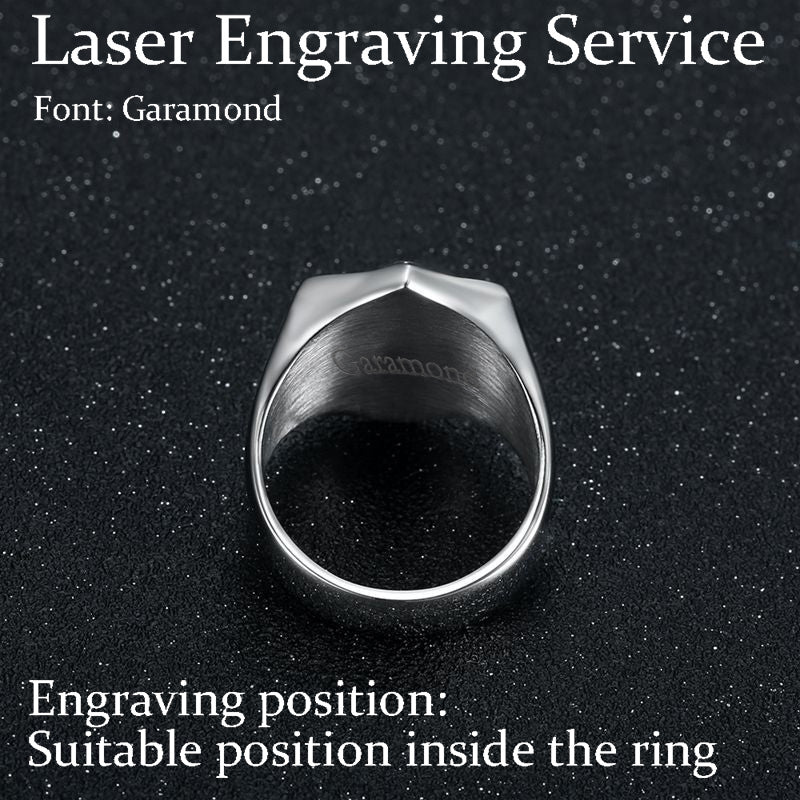 Vintage Knights Templar Crusade Ring in Stainless Steel