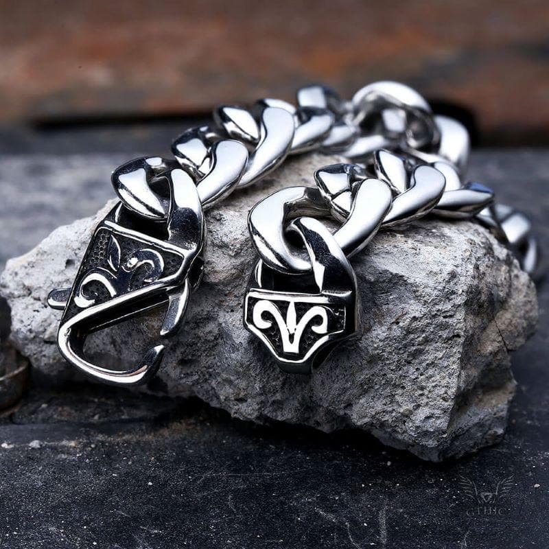 Classic Viking Totem Bracelet in Stainless Steel