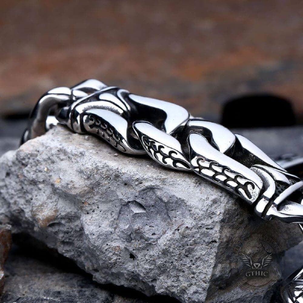 Classic Viking Totem Bracelet in Stainless Steel