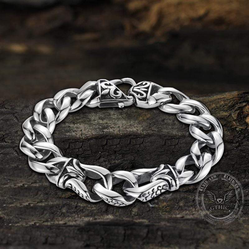 Classic Viking Totem Bracelet in Stainless Steel