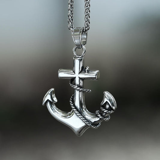 Anchor Marine Pendant in Stainless Steel