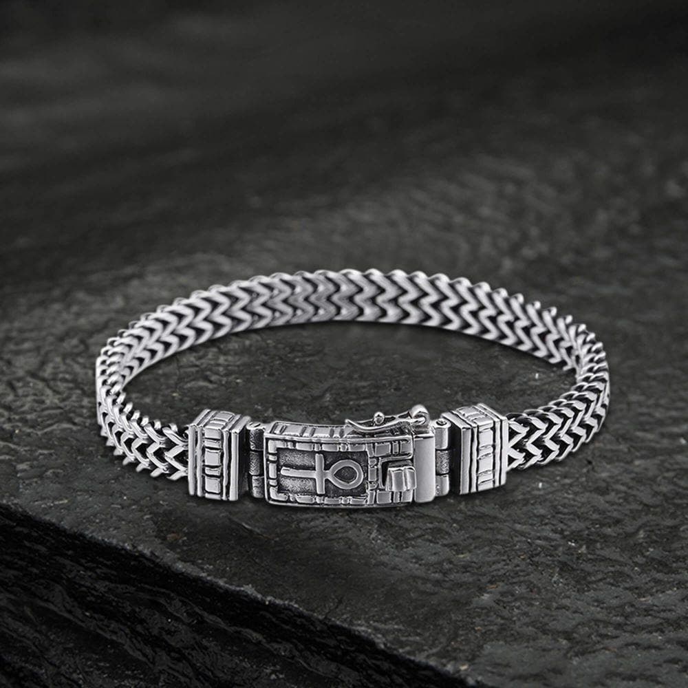 Ankh Bracelet in Stainless Steel