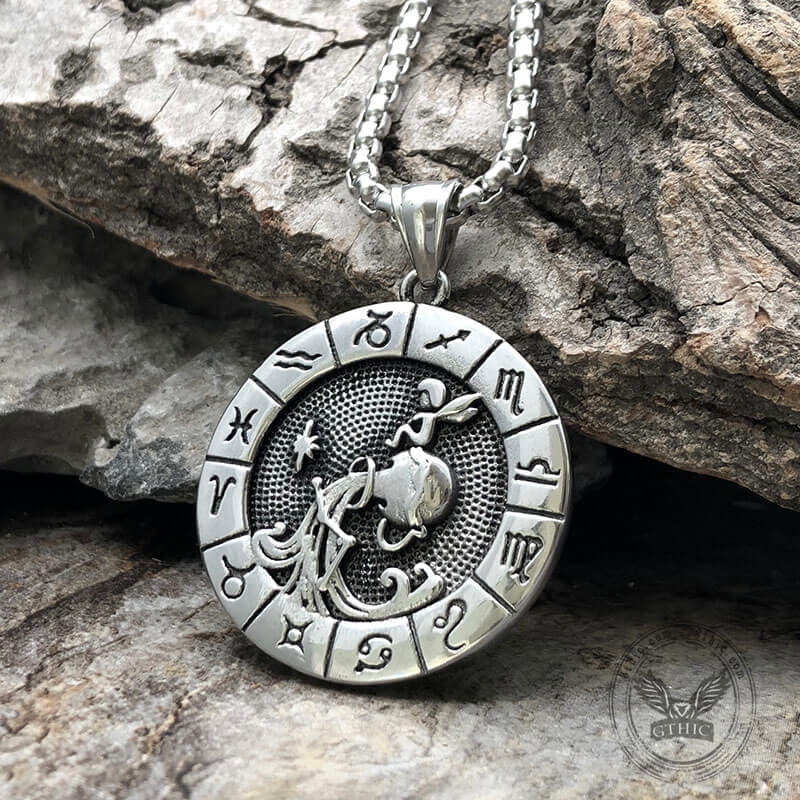 Aquarius Pendant in Stainless Steel