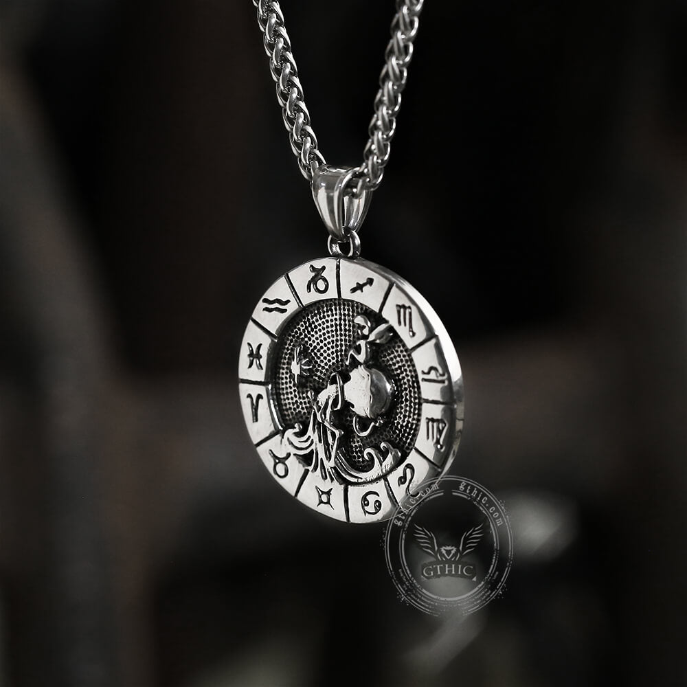 Aquarius Pendant in Stainless Steel
