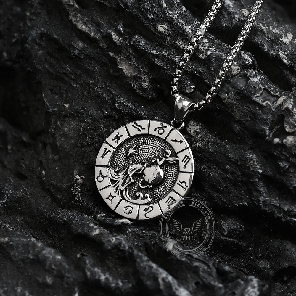 Aquarius Pendant in Stainless Steel