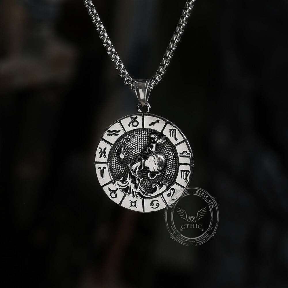 Aquarius Pendant in Stainless Steel