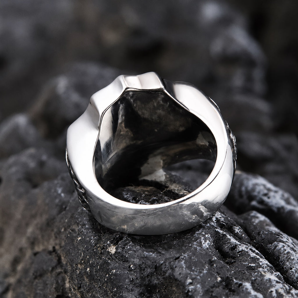 Archangel Guardian Ring in Stainless Steel