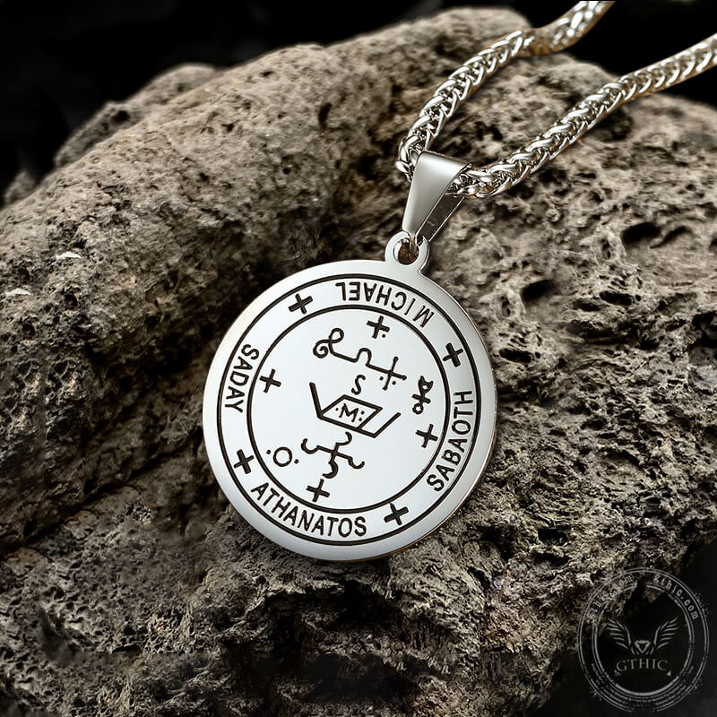 Archangel Michael Seal of Solomon Pendant in Stainless Steel