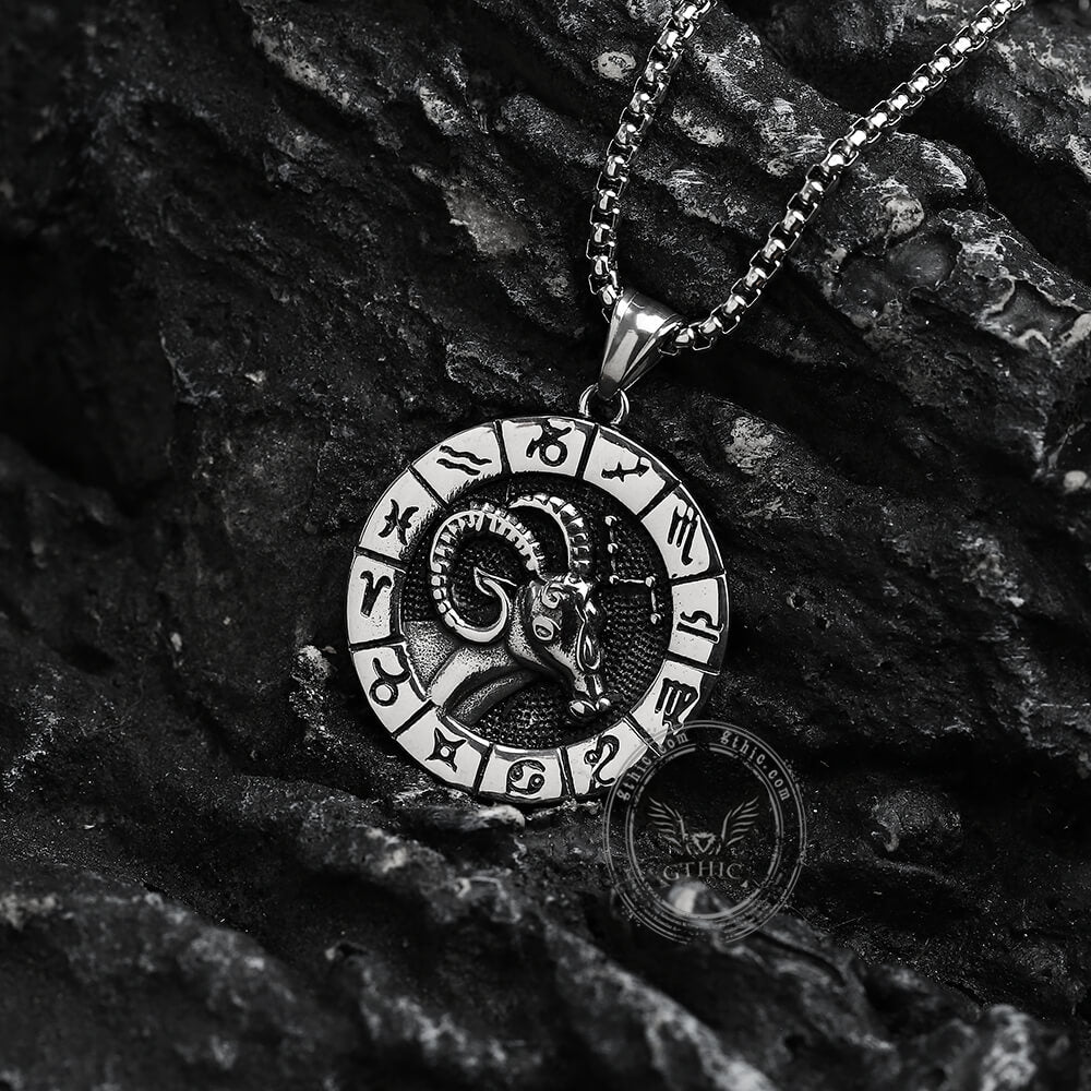 Aries Pendant in Stainless Steel