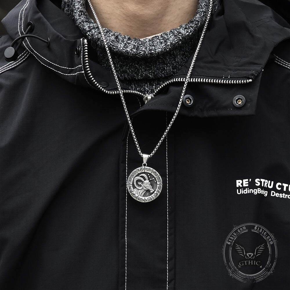 Aries Pendant in Stainless Steel