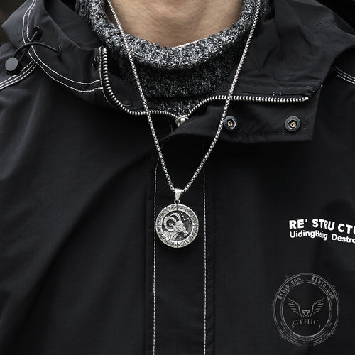 Aries Pendant in Stainless Steel