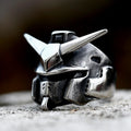 Armor Helmet Ring in Stainless Steel