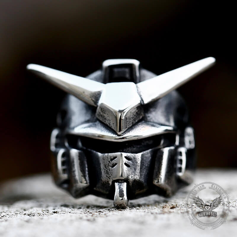 Armor Helmet Ring in Stainless Steel