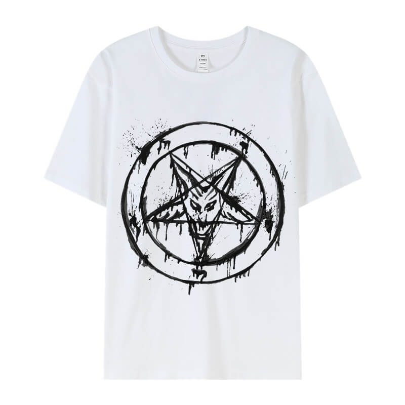 Baphomet Cotton Satan T-Shirt