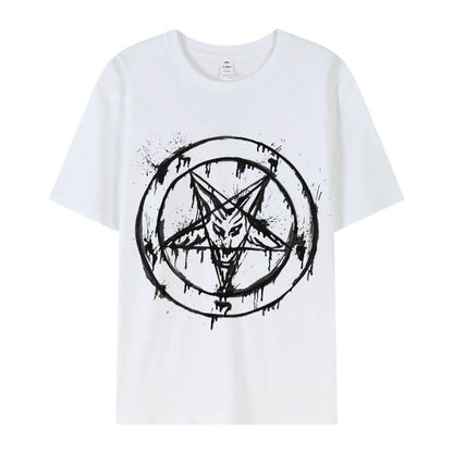 Baphomet Cotton Satan T-Shirt