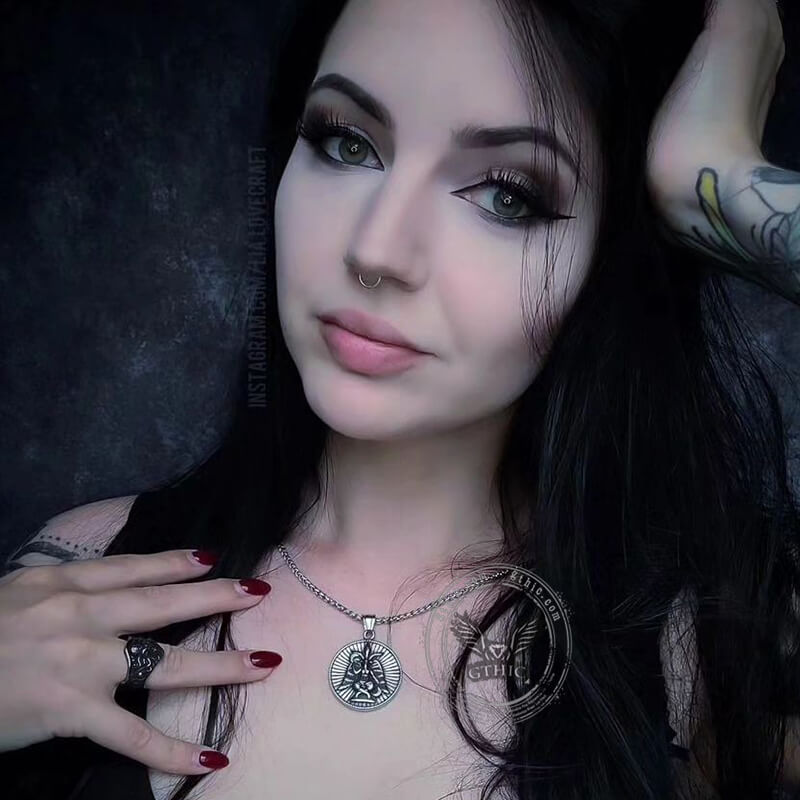 Baphomet Goat Stainless Steel Satanic Pendant