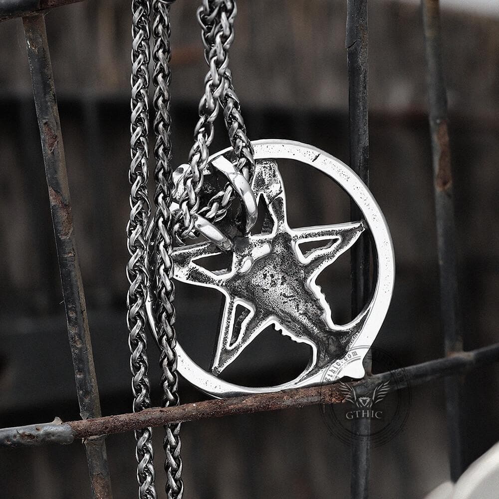 Baphomet Stainless Steel Satan Pendant