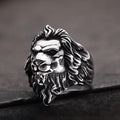 Baroque Lion Ring in Stainless Steel