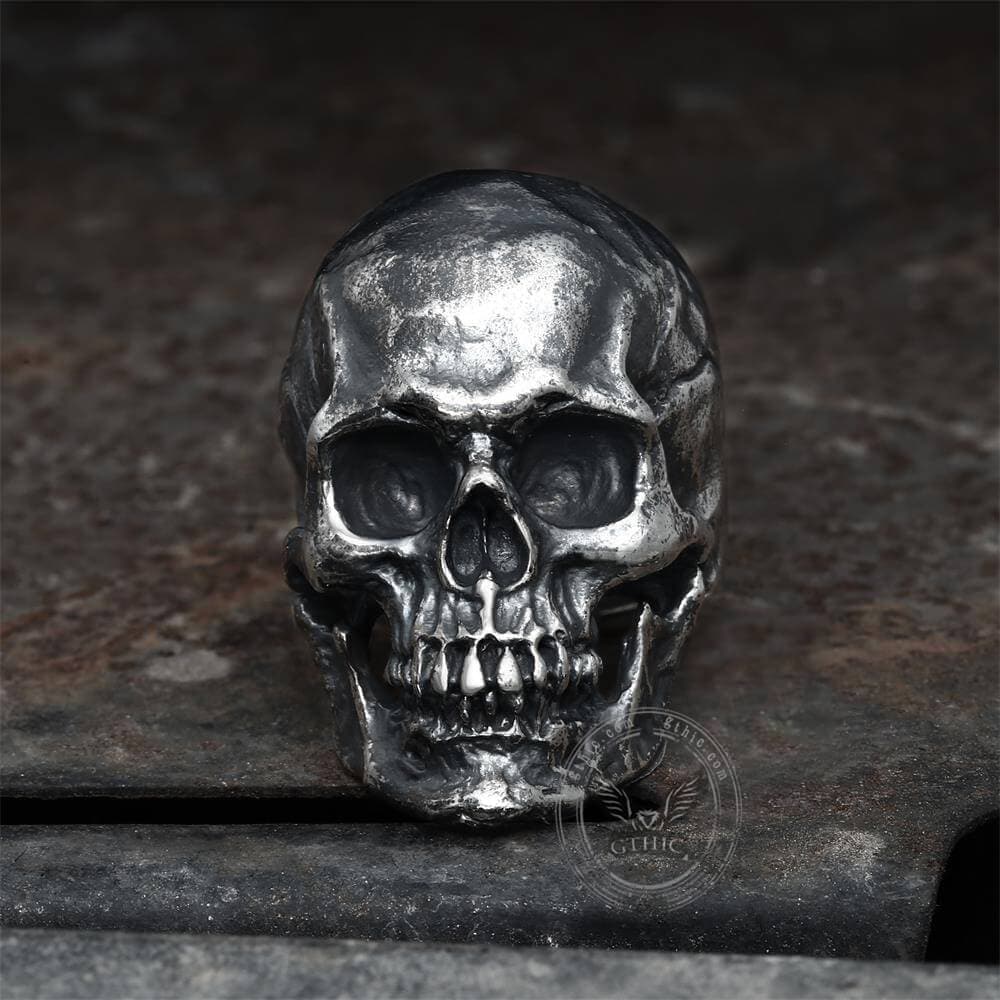 Calvarium Sterling Silver Skull Ring