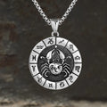 Cancer Pendant in Stainless Steel