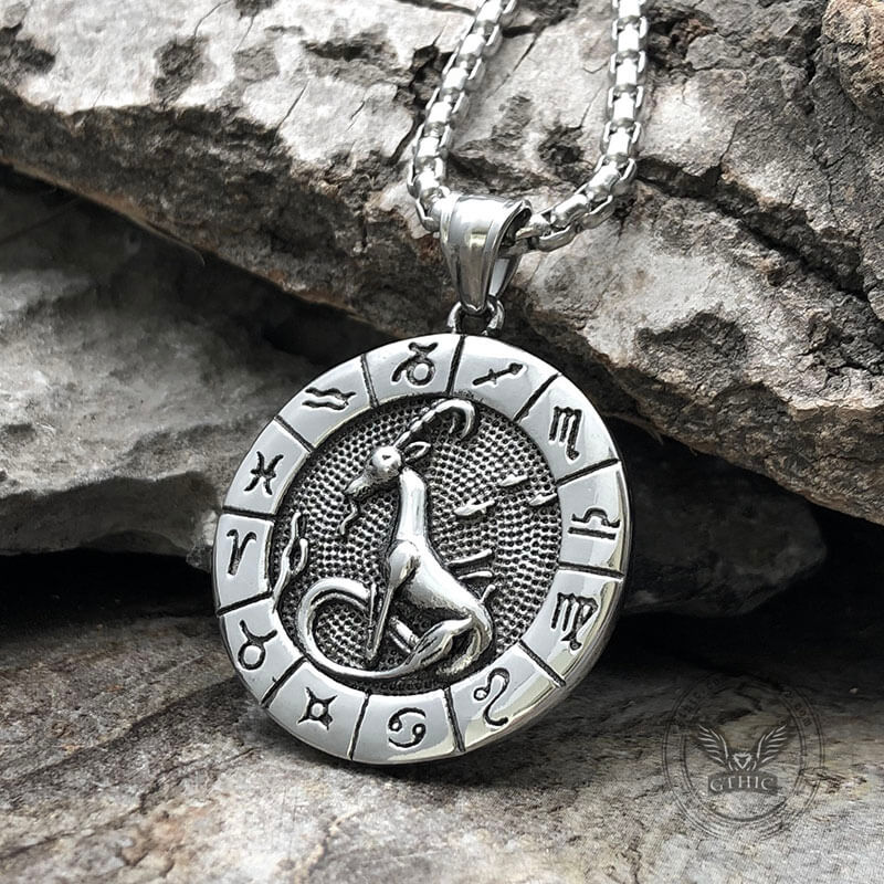Capricorn Pendant in Stainless Steel