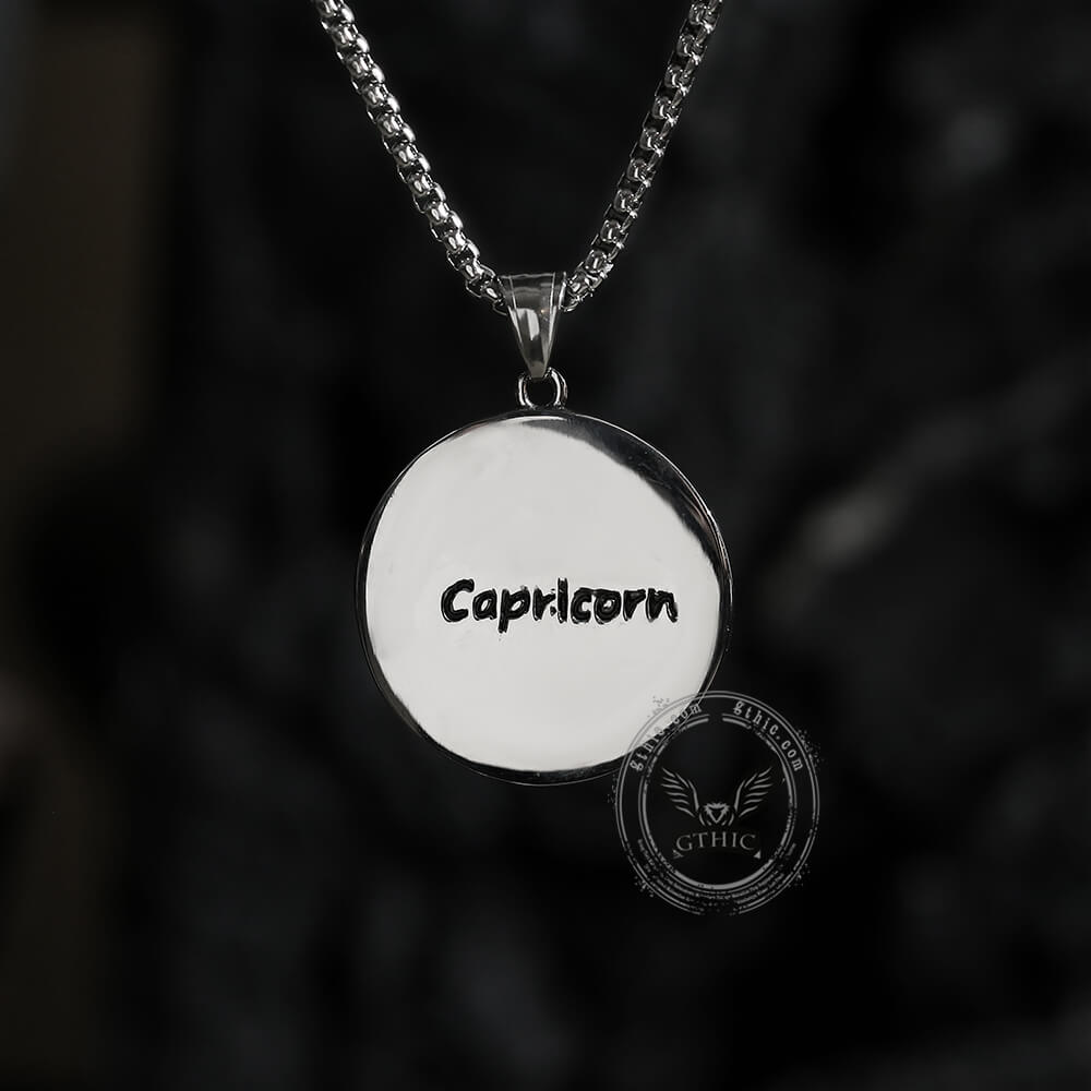 Capricorn Pendant in Stainless Steel