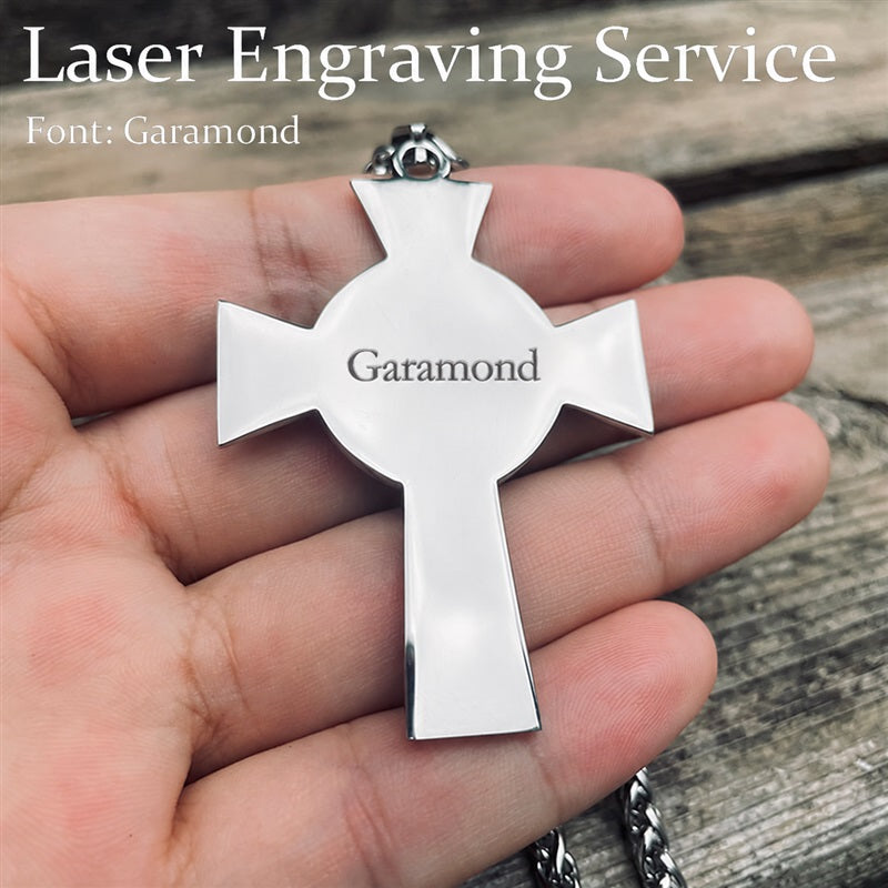 Celtic Cross Knot Viking Pendant in Stainless Steel