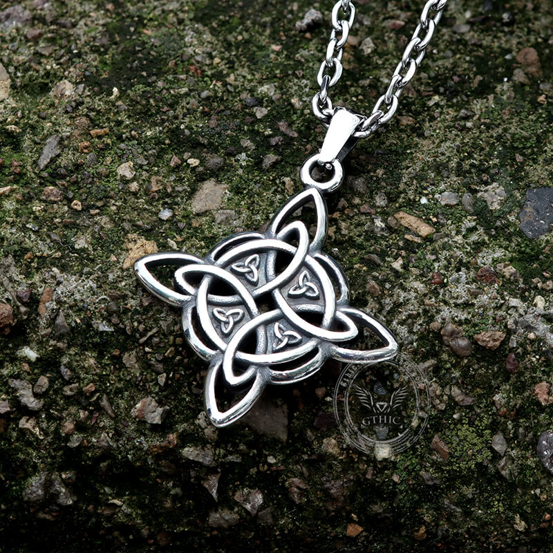 Celtic Triquetra Pendant in Stainless Steel
