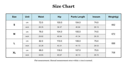 Chain Design Polyester Cargo Pants