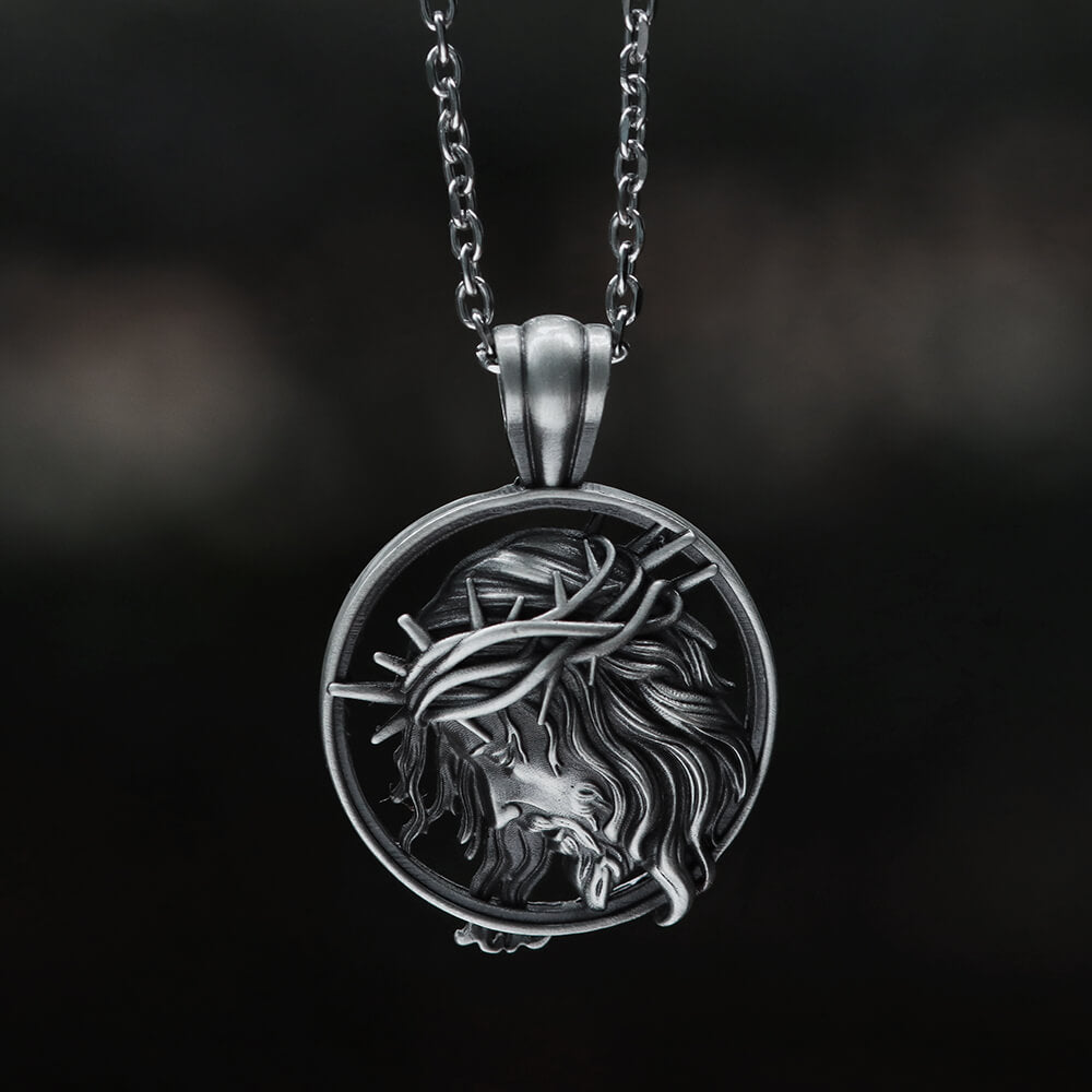 Christ Jesus Pure Tin Necklace