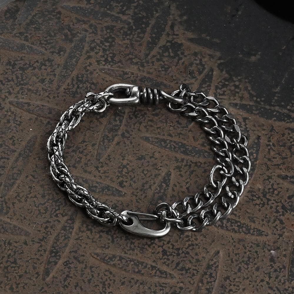 Classic Cuban Bracelet in Stainless Steel