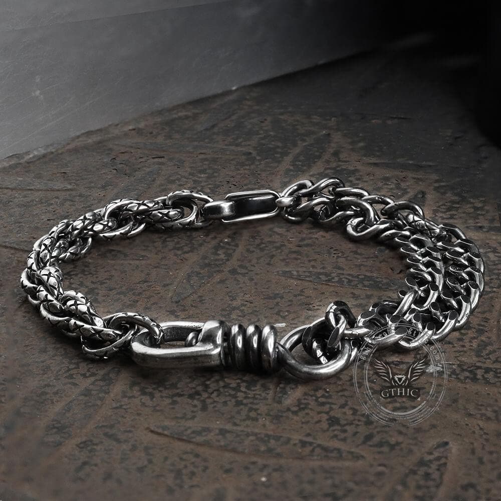 Classic Cuban Bracelet in Stainless Steel