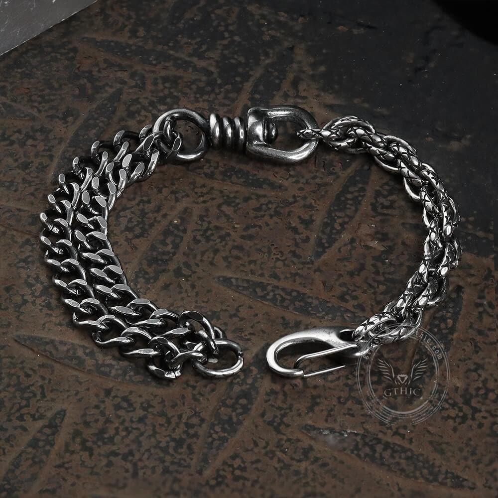 Classic Cuban Bracelet in Stainless Steel