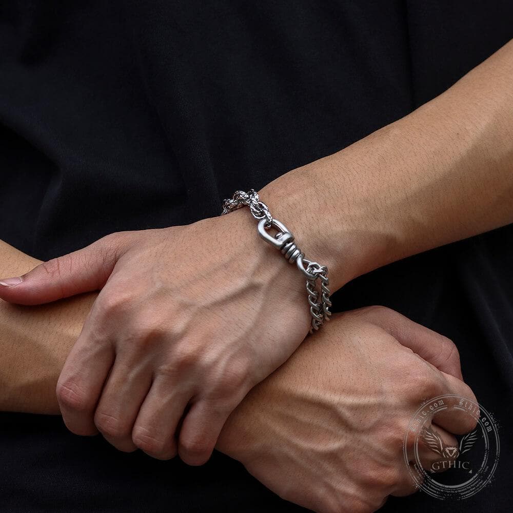 Classic Cuban Bracelet in Stainless Steel