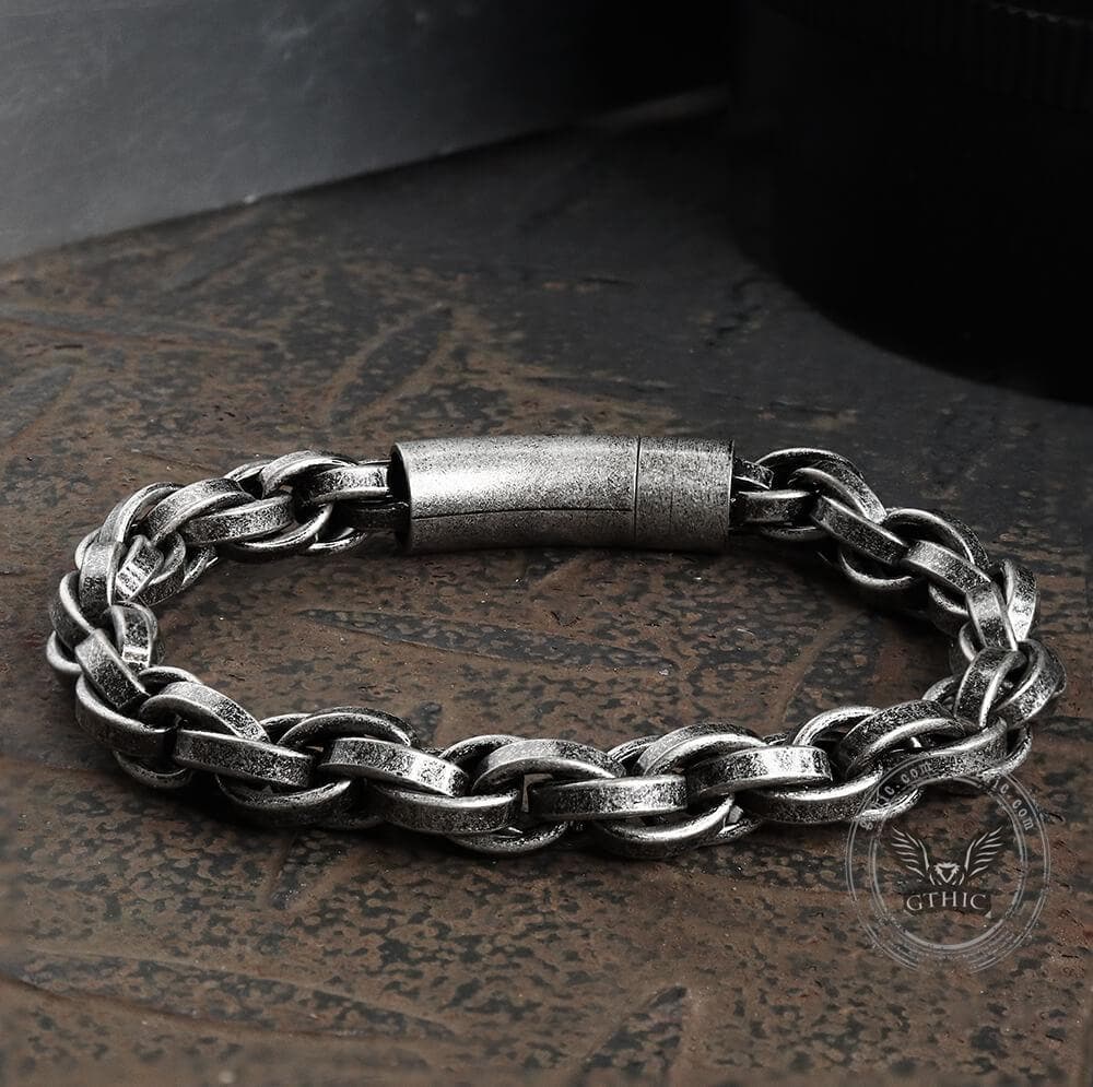 Classic Winding Bracelet in Stainless Steel
