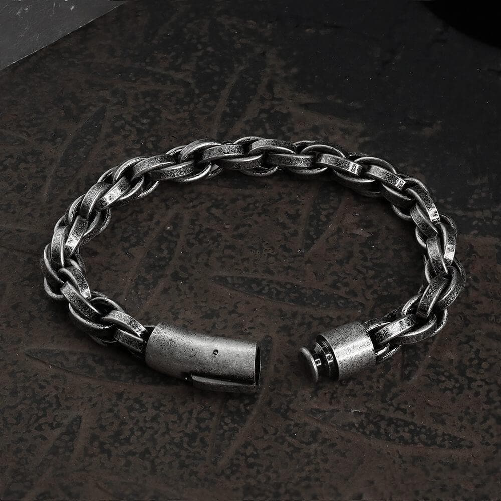 Classic Winding Bracelet in Stainless Steel