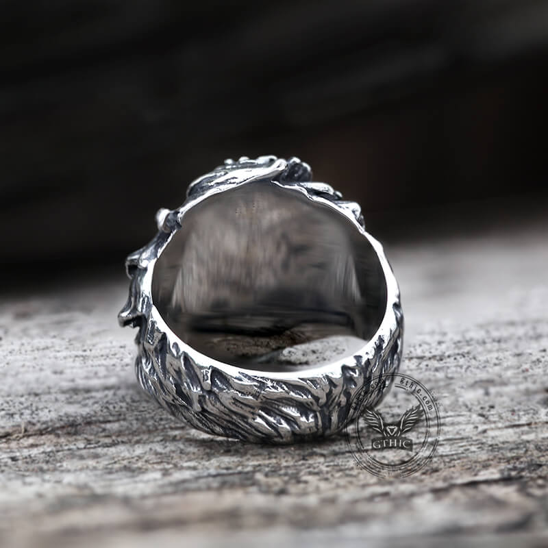 Crazy Clown Ring in Stainless Steel