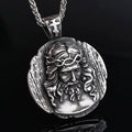 Crown of Thorns Jesus Pendant in Stainless Steel