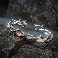 Dark Thorn Vintage Copper Open Bracelet