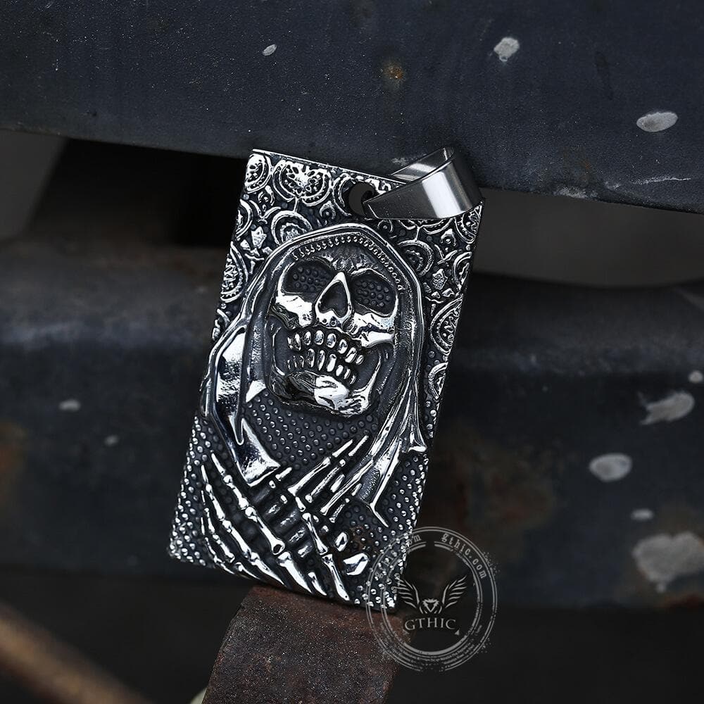 Death Skull Pendant in Stainless Steel