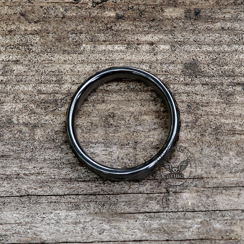 Diamond Faceted Engagement Ring in Ceramic