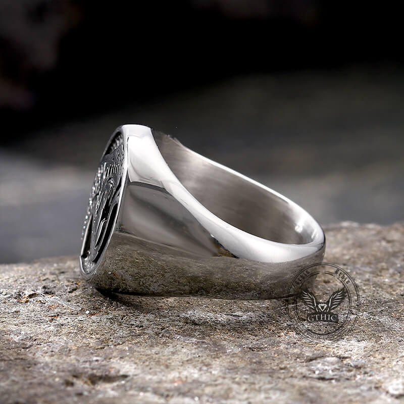 Domineering Cobra Snake Ring in Stainless Steel